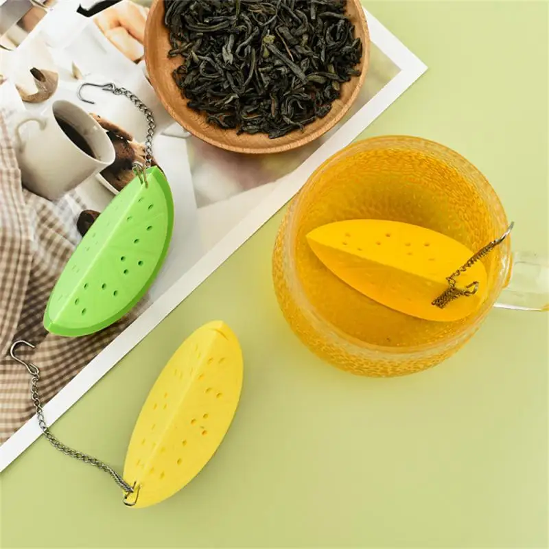 

Silicone Stainless Steel Tea Bag Modern And Simple Tea Filter New Creative Tea Separation Tea Maker Kitchen Tools Tea Strainer