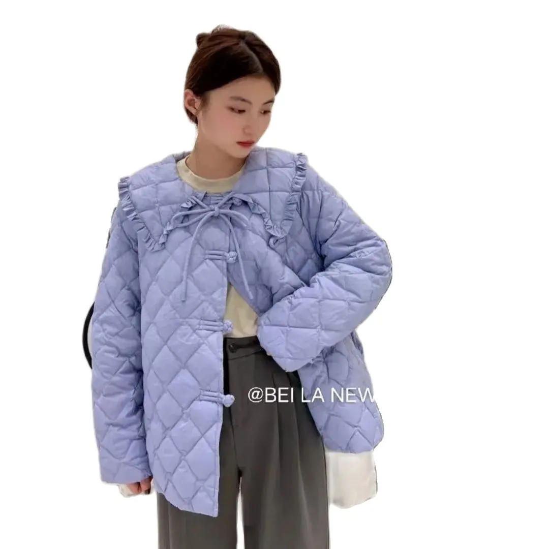 Зимняя Новинка 2023 года пуховик с хлопковой подкладкой женское теплое пальто