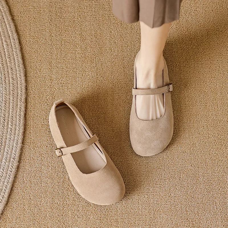 

Женская весенне-осенняя кожаная обувь в Корейском стиле, модель 41-43, 2023