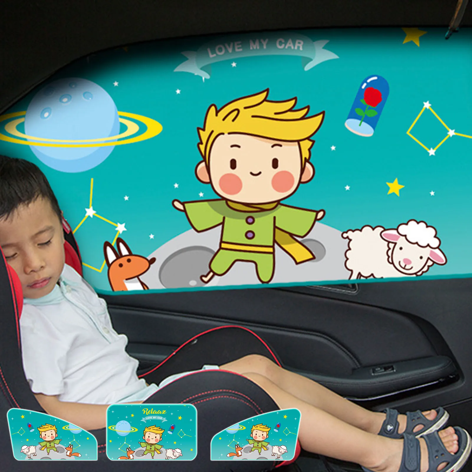 

Car Window Sun Shade Cartoon Car Side Window Shades Sun Shade For Car Window Universal Windshield Curtain For Baby Magnetic Side