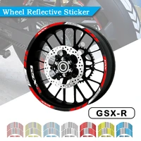 for suzuki gsxr gsx r600 1000 750 motorcycle accessories front rear wheel tire rim decoration adhesive reflective decal sticker