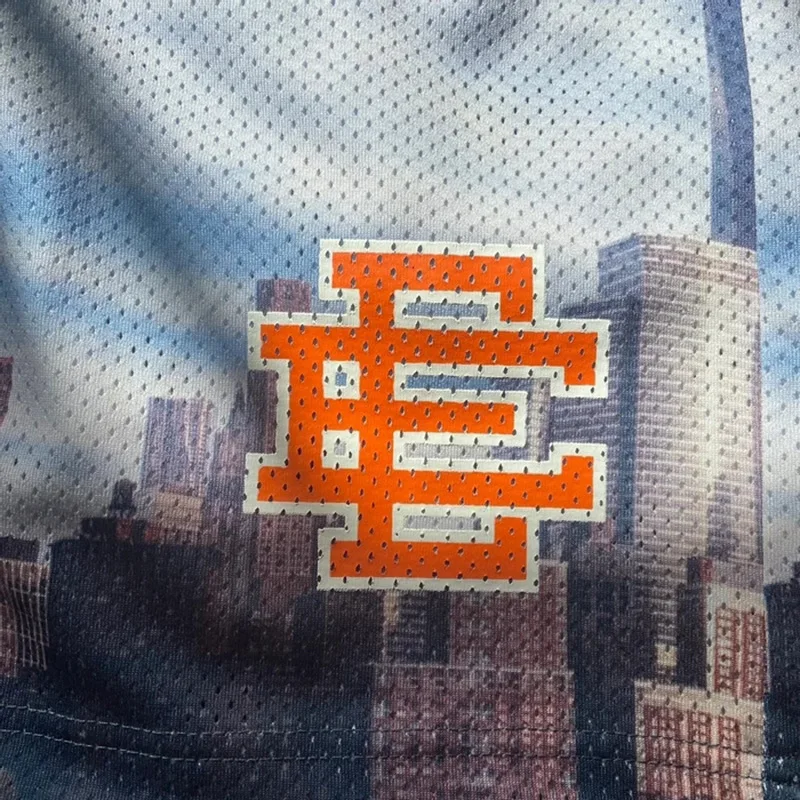 New Summer Eric Emanuel EE Basic Mesh Short Classic Floral Printed Gym Shorts Men's Basketball Sports Beach