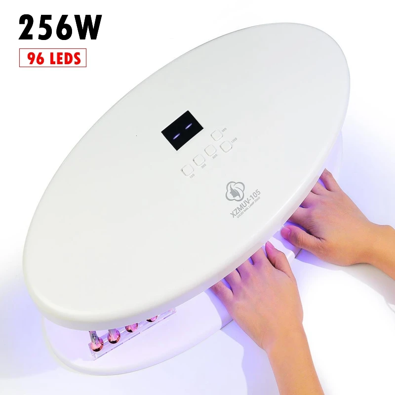 96 LEDS Nail Dryer UV LED High Power Nail Lamp Machine LCD Screen Smart Sensor With Timmer Large Volume Pro Curing All Gels