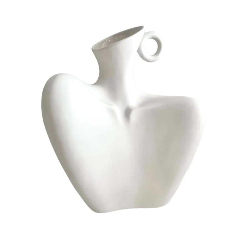 

Ceramic Female Form Body Shape Flower Vase Minimalist Small Ceramic Flower Vase For Home Decor