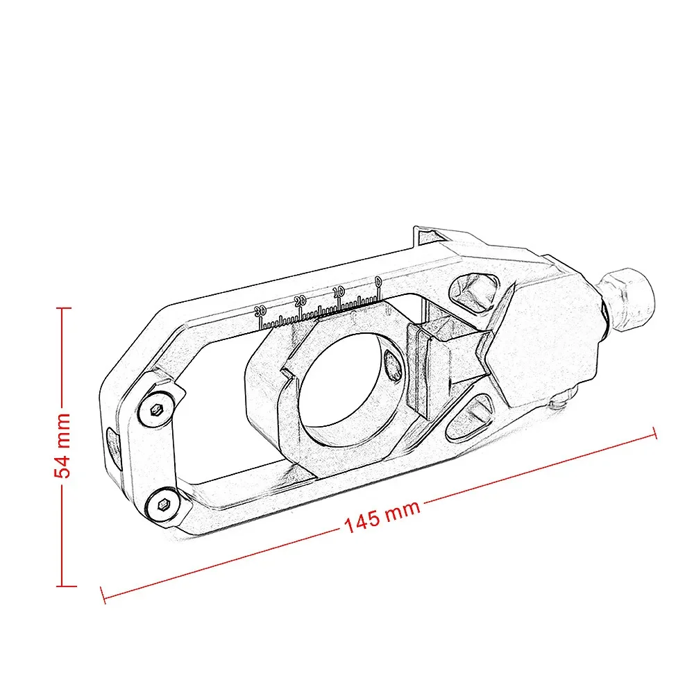 TMAX530 заднее колесо мотоцикла осевые блоки цепные регуляторы натяжители для Yamaha