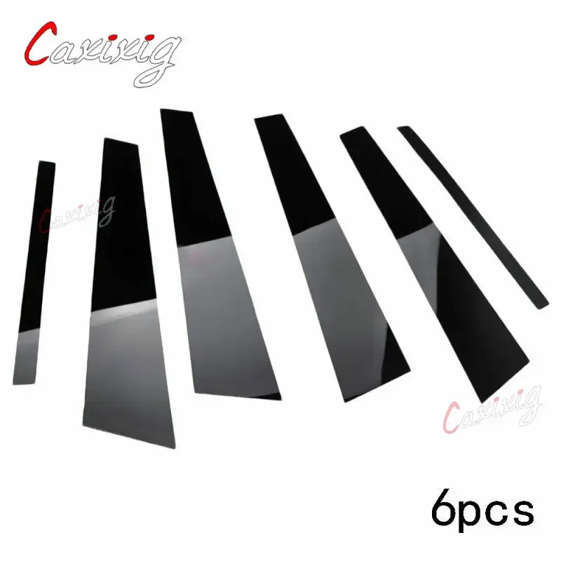 

Автомобильные наклейки для Honda Civic 8/9/10Th 2006 2007-2020, глянцевые черные столбы для дверей и окон, накладки, комплекты отделки, автомобильные аксессуары