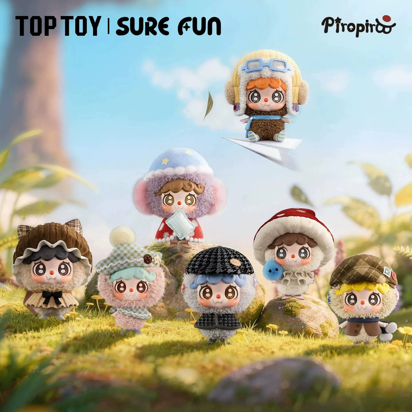 Фото Новая оригинальная коллекционная фигурка Piropiroo Blind Box: аниме-персонажи, загадочная коробка, мерч Windborne Sweet Dreams, украшение, подарок, игрушка №5