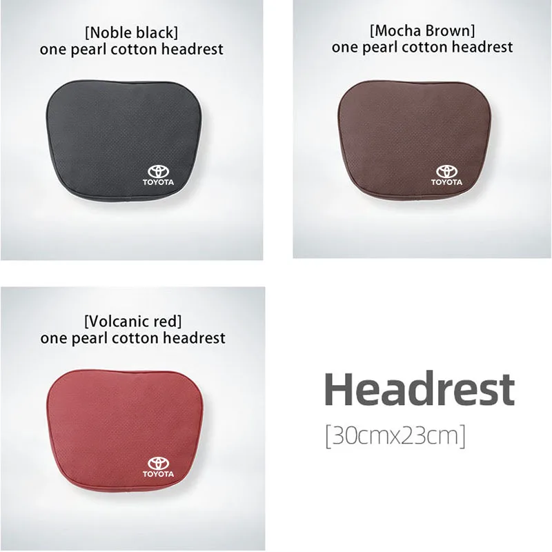 

Car Headrest Memory Foam Head Neck Pillow Seat Interior Supplies For Toyota Yaris Raize Rav4 Aqua CHR Voxy Rush Auris Aygo Verso