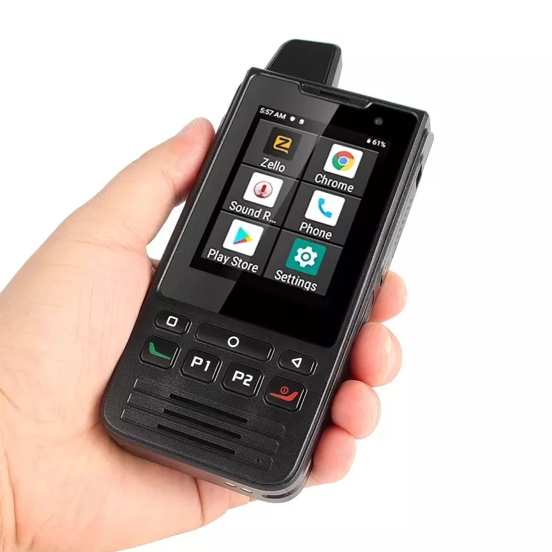 Смартфон-рация UNIWA F60, 2,8 дюйма, 4G, LTE, Android 9,0, аккумулятор 5300 мАч