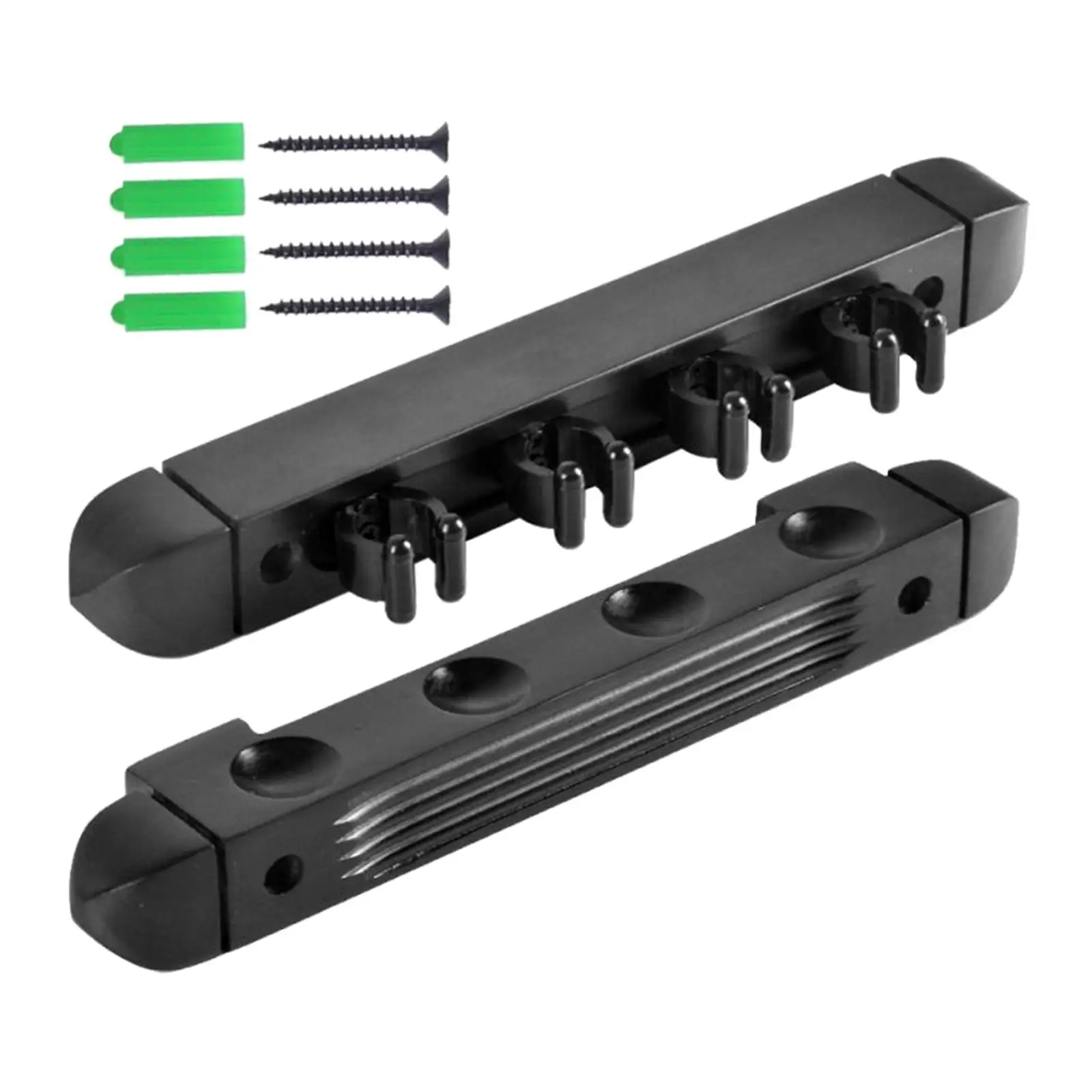 

4 Pool Billiard Sticks Holder Pool Sticks Mounted Rod Organizer Hanging Table