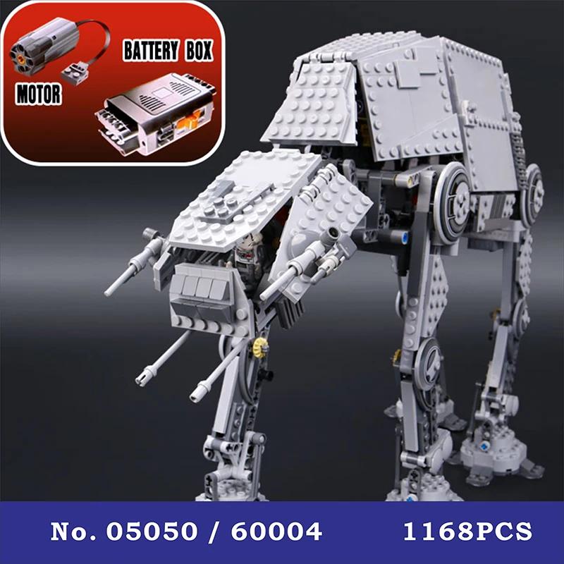 

1168 шт., Детский конструктор «ходьба AT-AT»