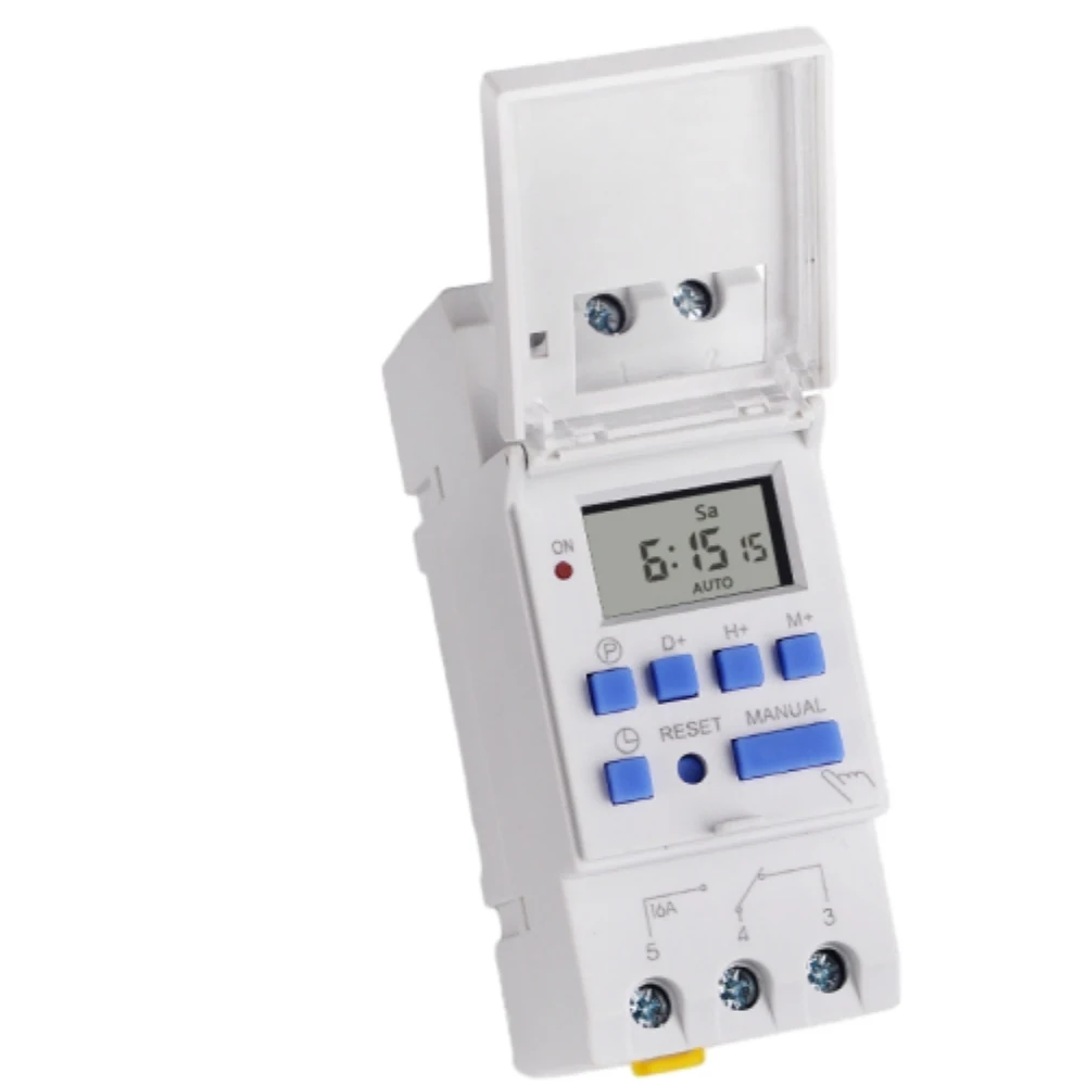 AC220V TM615 Цифровой программируемый таймер на 7 дней 24 часа с 16 ВКЛ/ВЫКЛ каждый день и