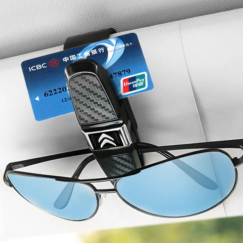 

1Pc Car storage glasses sunglasses holder stand For Citroen C4 C1 C5 C3 C6 C5 C8 DS C-ELYSEE VTS C4l Xantia DS3 Car Accessories