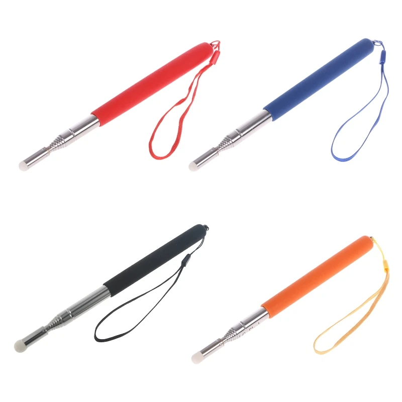 

Professional Torch Whiteboard Pen Felt for Head Stainless Steel Telescopic Teach