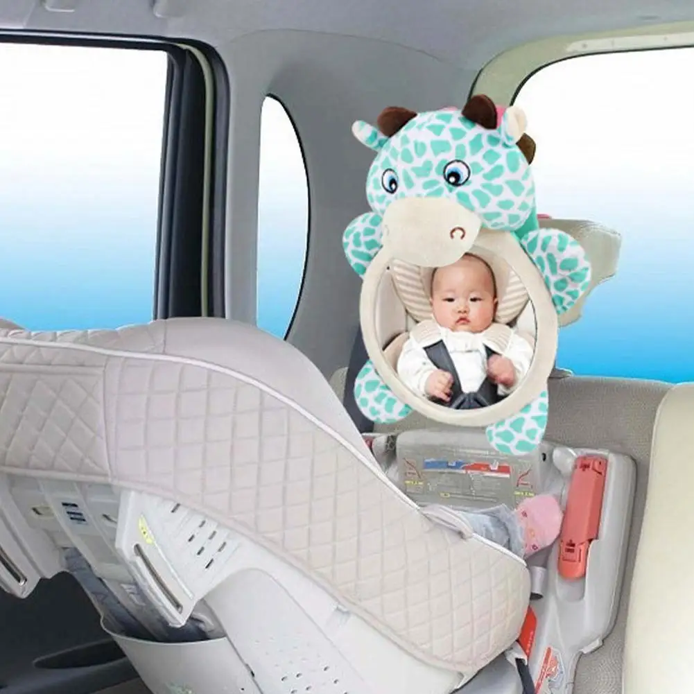 

Car View Back Seat Mirror Cute Baby Rear Facing Mirrors Adjustable Baby Mirror Safety Car View Mirror for Kids Child Toddle J0B3