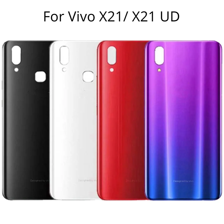Задняя крышка батарейного отсека для VIVO X21 стеклянная задняя X 2 1 корпус UD