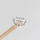 Наклейки декоративные круглые из крафт-бумаги, 160 шт.лот