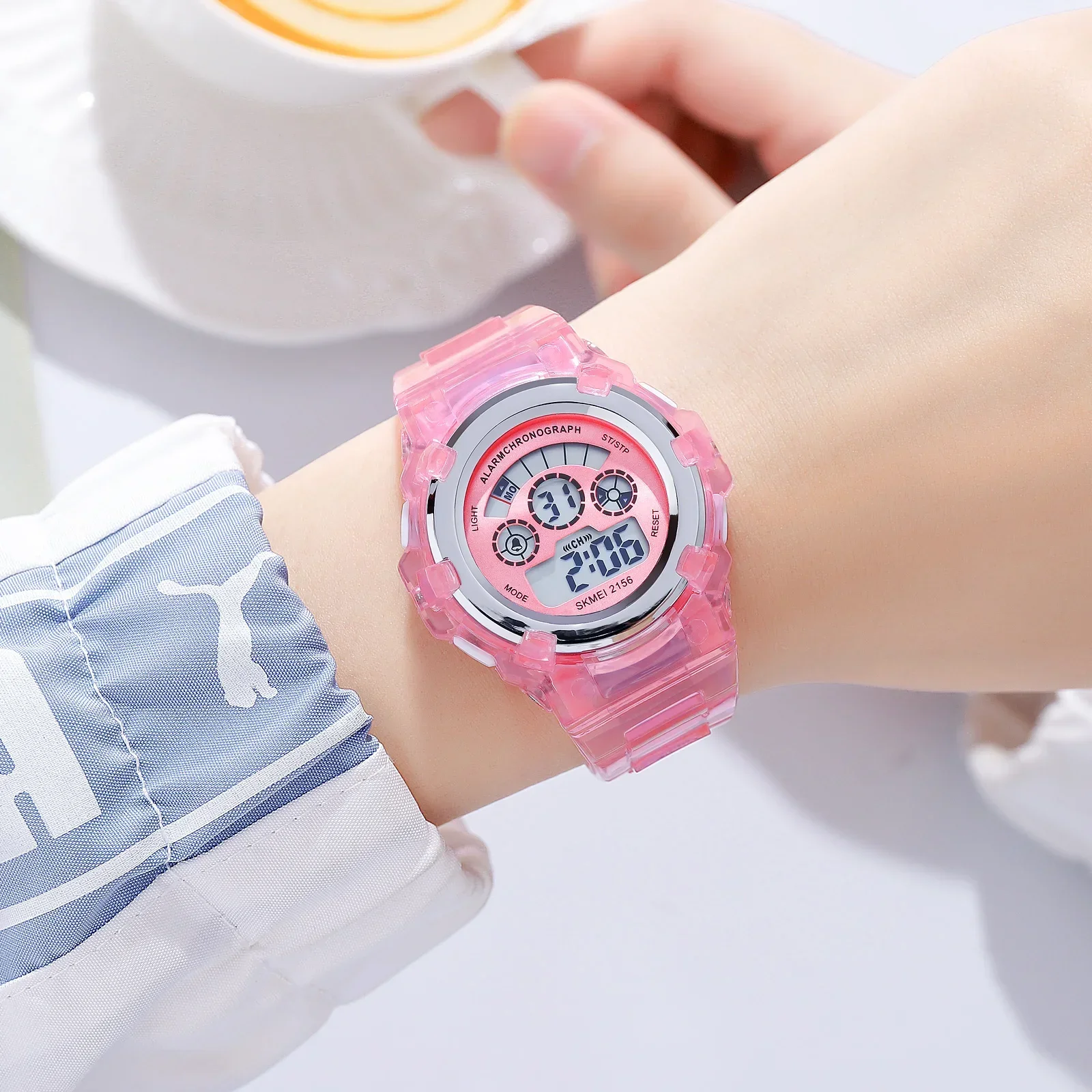 Женские водонепроницаемые противоударные наручные часы SKMEI 5 бар женские модные