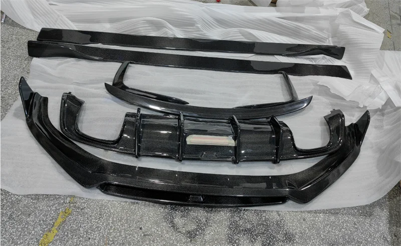 Высококачественный передний бампер из углеродного волокна для Audi A5 S5 B9 2017-2020