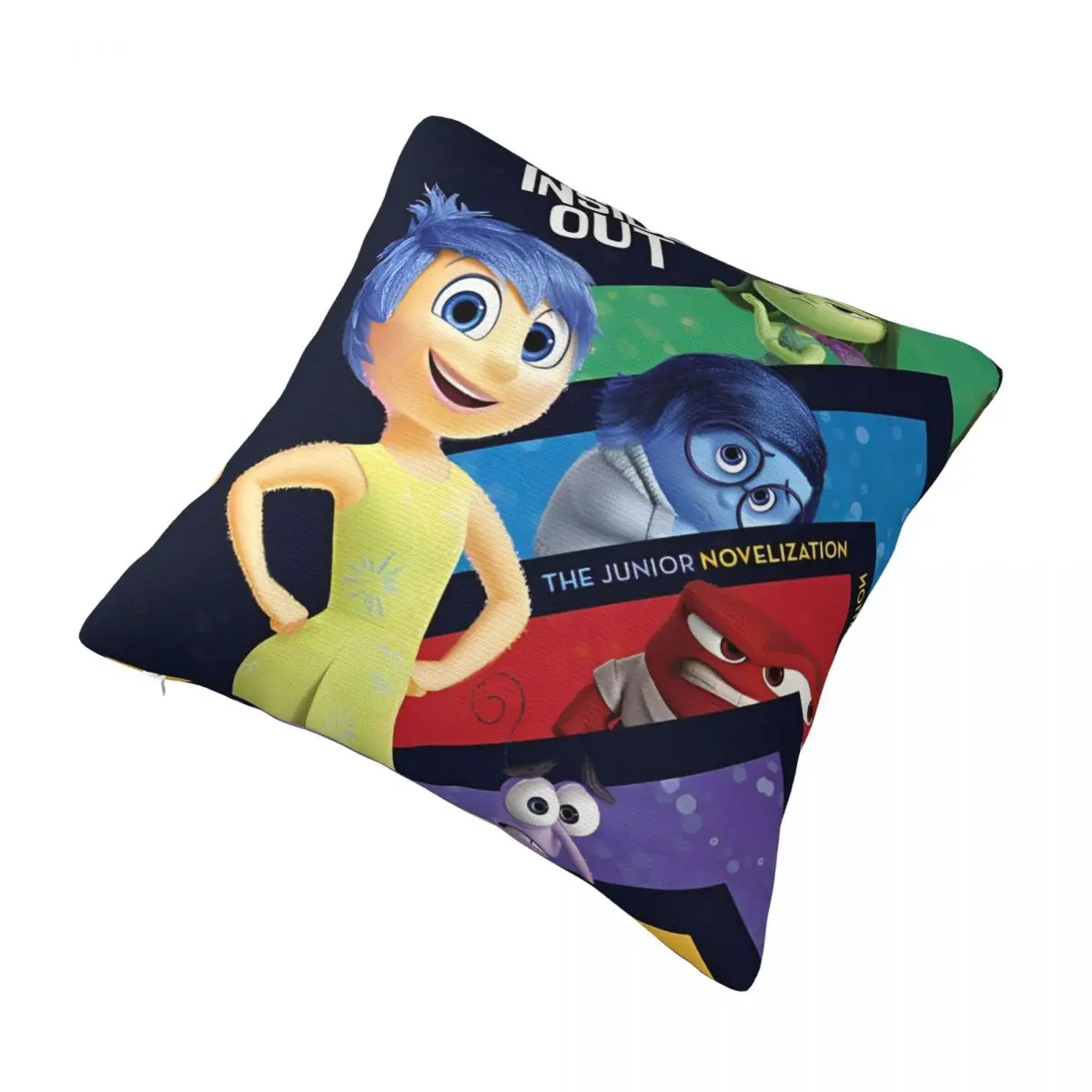 Декоративная наволочка с изображением снаружи 2 детских комикса мультяшный