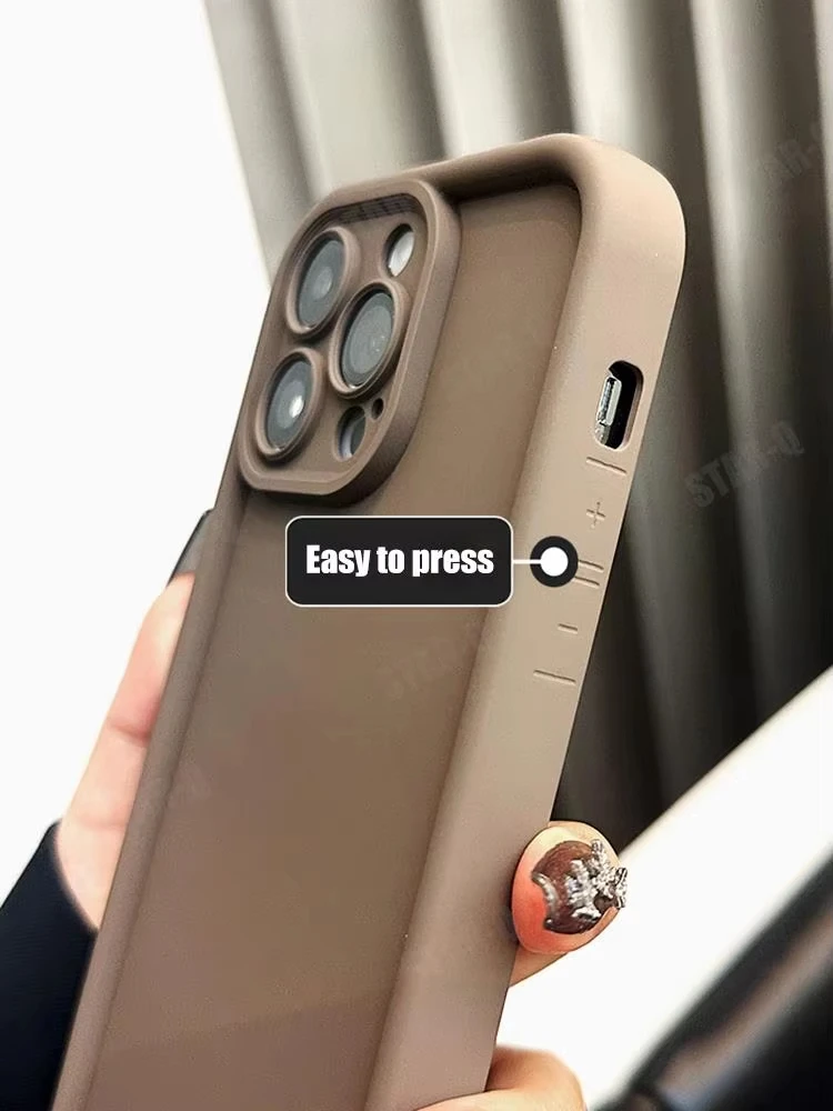 Роскошный утолщенный противоударный силиконовый чехол для телефона iPhone 12 15 14 13 11