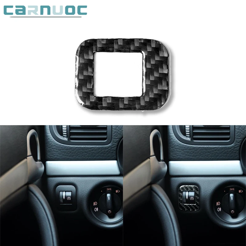 

Shallow Light Control Stickers For Porsche Cayenne Sport SUV 2003-2010 Carbon Fiber Material Car Interior Decorative Accessories