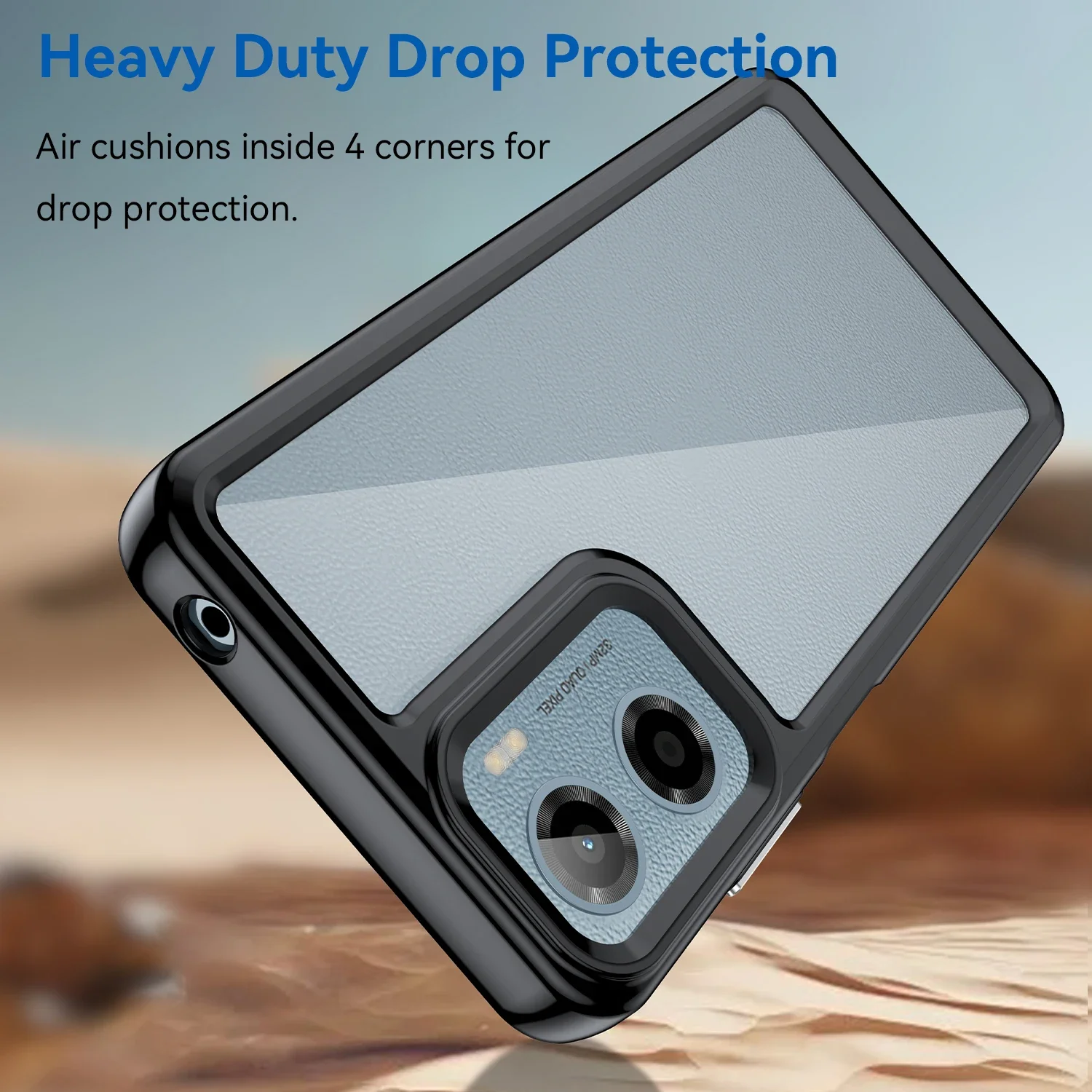 Прозрачный красочный чехол из ТПУ для телефона Motorola Moto E15 G05 G15 Power G35 G55 G75 G85 5G