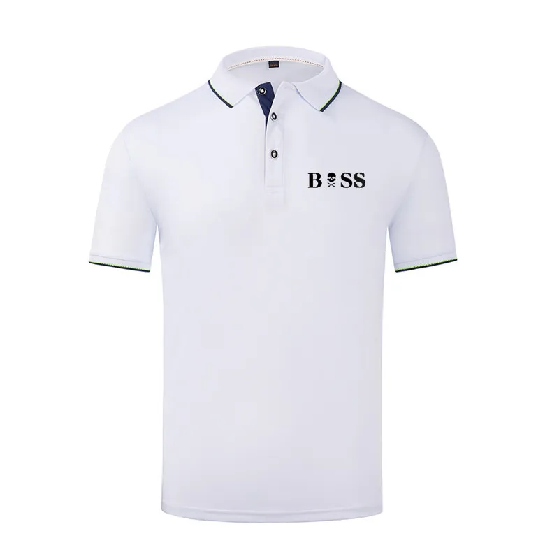 2022 Fashion Summer Golf Sports New Men's Quick-Drying Polo Shirt BusinessCasual Short-Sleeved Polo Comfortable Breathable Shirt