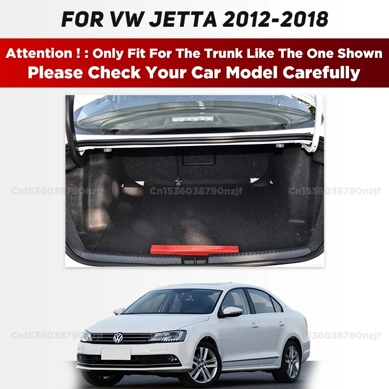 Для VOLKSWAGEN VW JETTA 2012-2018 17 16 15 14 13 автомобильный коврик для багажника с полным