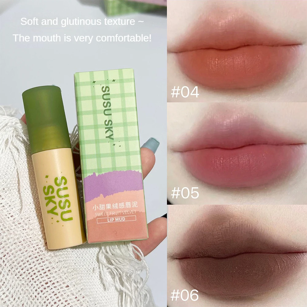 Макияж Водный свет Грязь для губ Матовая глазурь Дзеркало цветов Глазурь Сладкие