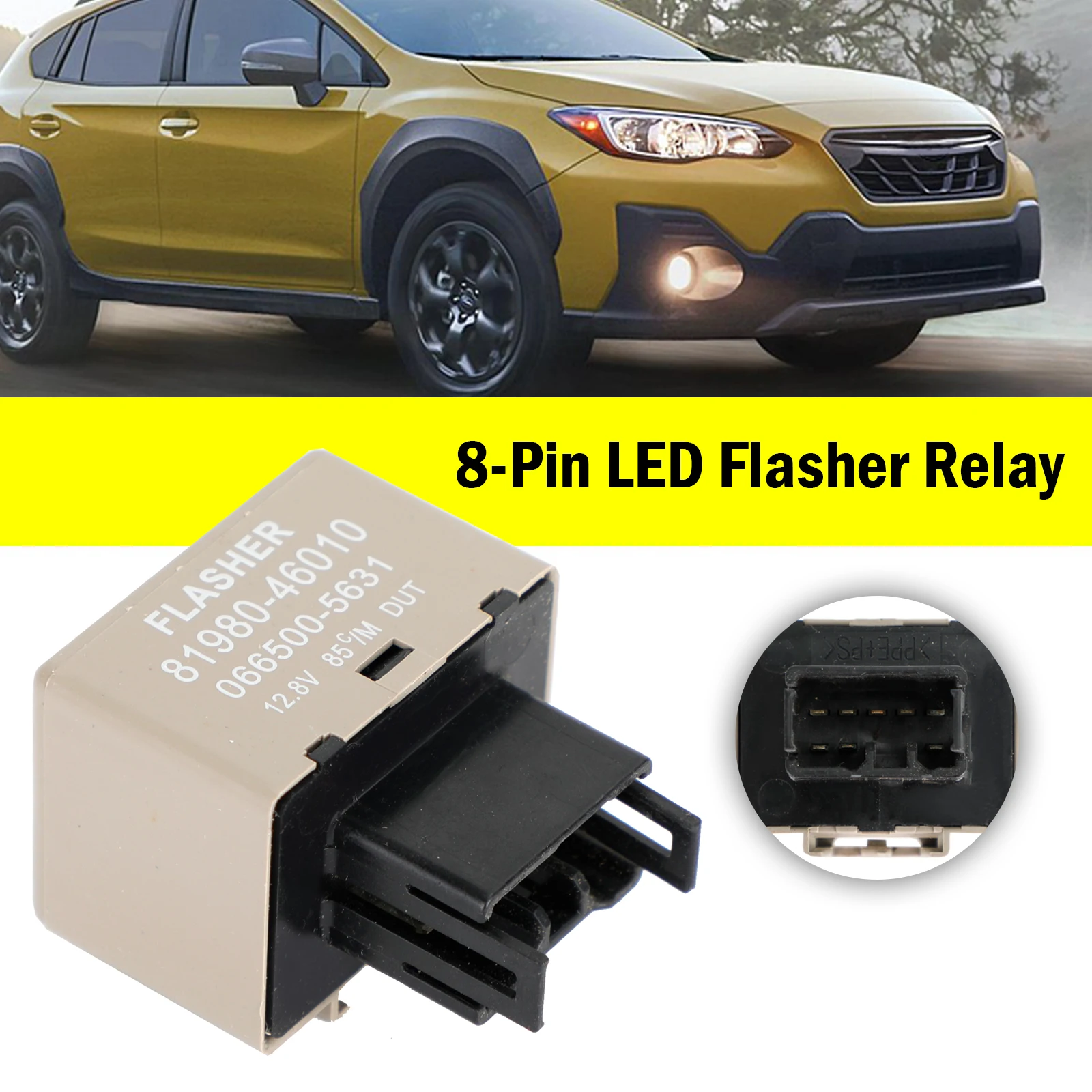 

Artudatech 8-контактный Светодиодный проблесковый реле, фиксисветодиодный лампы поворотников для BRZ WRX STI, автомобильные аксессуары