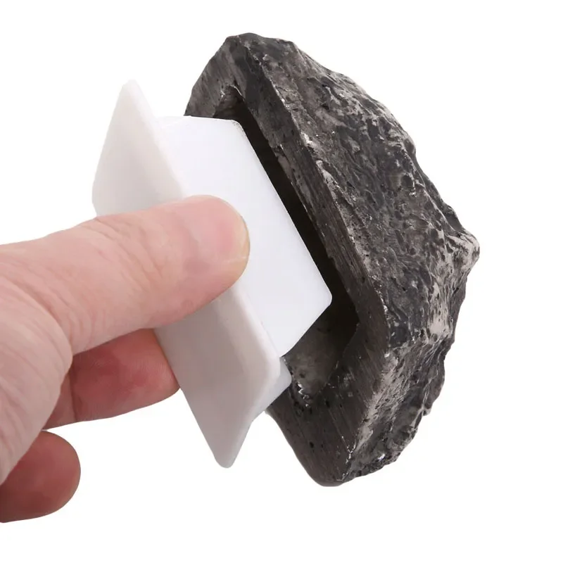 

Ink Color Outdoor Spare Key House Safe Hidden Hide Storage Security Rock Stone Key Box Case