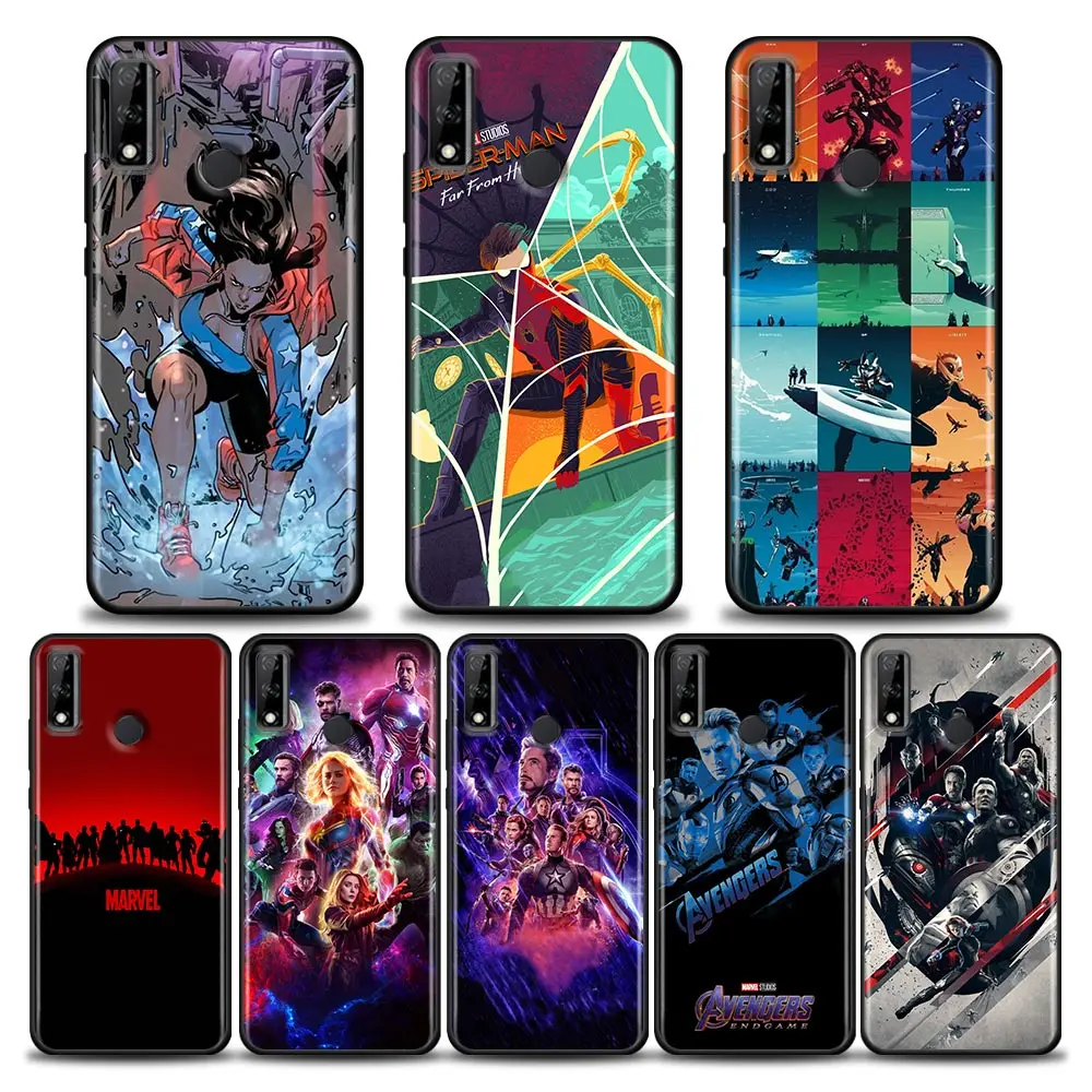 

Spiderman Thanos Man Marvel Coque Funda Phone Case for Huawei Y6 Y7 Y9 2019 Y6p Y8s Y9a Y7a Mate 10 20 40 Pro Lite RS Case Capa