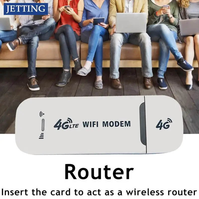 

4G LTE Wireless USB Dongle Mobile Broadband 150Mbps Modem Stick Sim Card Wireless Router USB 150Mbps Modem Stick for Home Office
