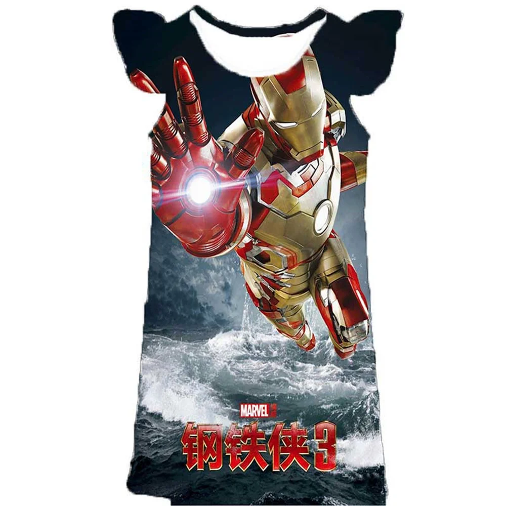 Детская ночная рубашка с 3D Цифровым принтом на Возраст 3-8 лет |