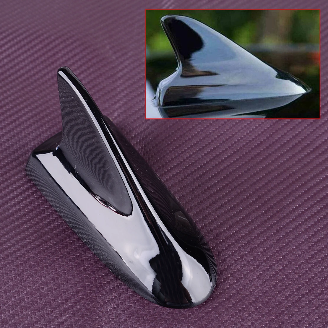 ABS Roof Shark Fin Antenna Receiver Cover Trim Glossy Black Fit for Ford Explorer 2011 2012 2013 2014 2015 2016 2017 2018 2019