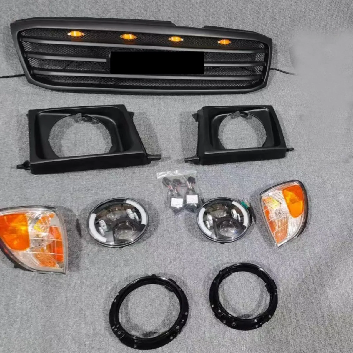 Светильник налобный фонарь передний бампер решетка гоночный гриль угловой свет