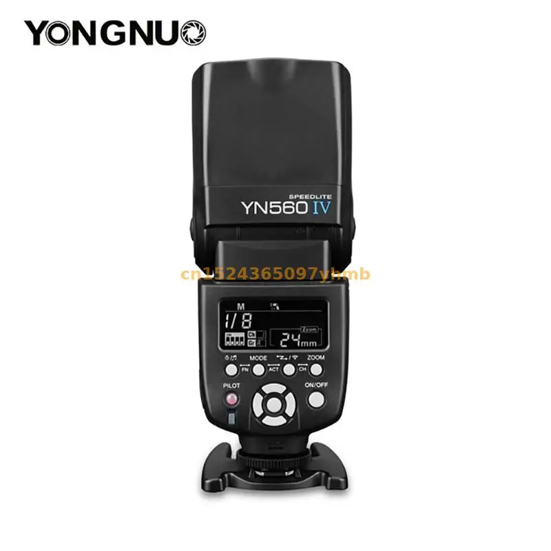 

Беспроводная вспышка Yongnuo YN560IV Speedlite 2,4G для цифровой зеркальной камеры Canon Nikon Sony Pentax Olympus Fuji