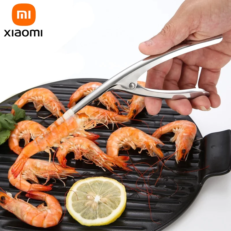 

Очиститель креветок Xiaomi, прибор для чистки креветок из нержавеющей стали, рыболовный нож для креветок, устройство для удаления омаров, кухо...