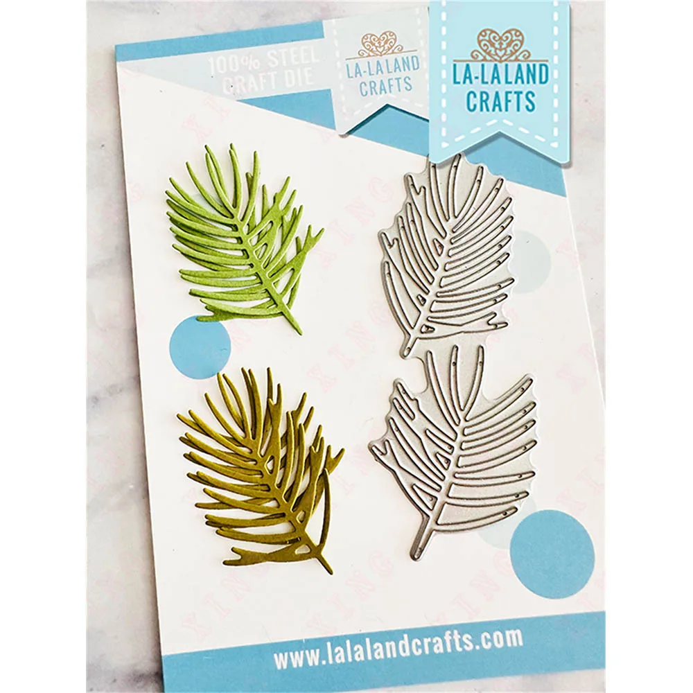 

New Arrival Metal Cutting Dies 2022 Scrapbook Decoration Embossing Template Diy Handmade Made Album Card Craft Pine Needles Die