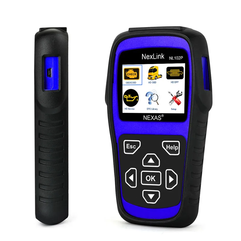 NEXAS NL102P высокопроизводительный детектор для грузовиков Диагностика OBD2 6 &amp 9 pin di
