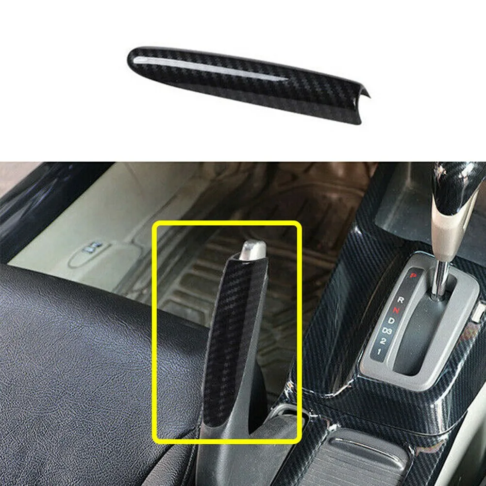 

Sleeve Shifter Hand Brake Cover Trim ABS Car Decor For HONDA CIVIC 9TH 2012-2015