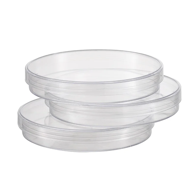 

10Pcs/Bag 100mm Sterile Petri Dishes with Lids Plastic Petri Dishes For Lab Plate Bacterial Yeast School Supplies Stationery