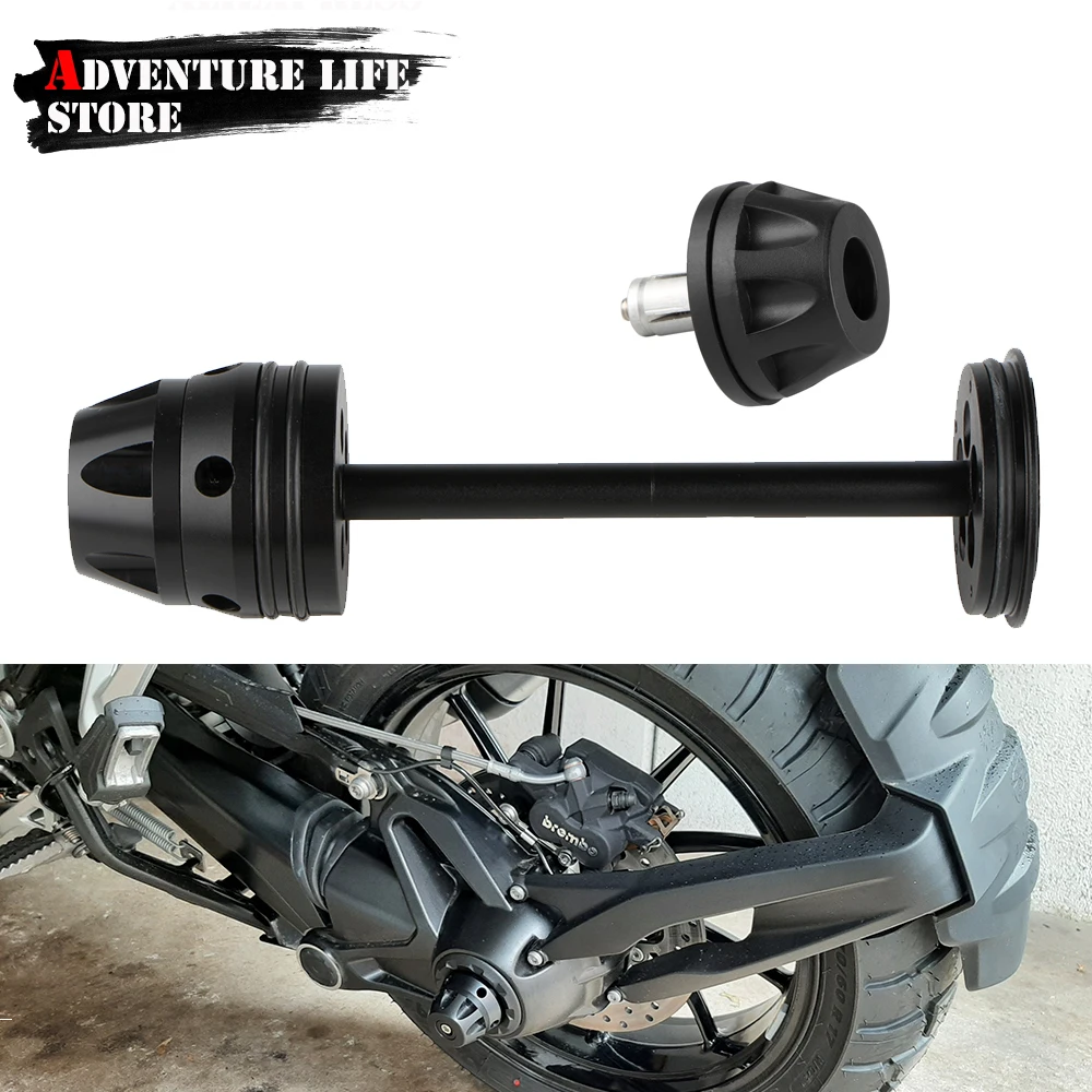 

Motorcycle Rear Refit Wheel Fork Axle Sliders Cap Pad Crash Protector For BMW R1200GS LC R1250GS ADV R NINE T R 1200 GS RS RT