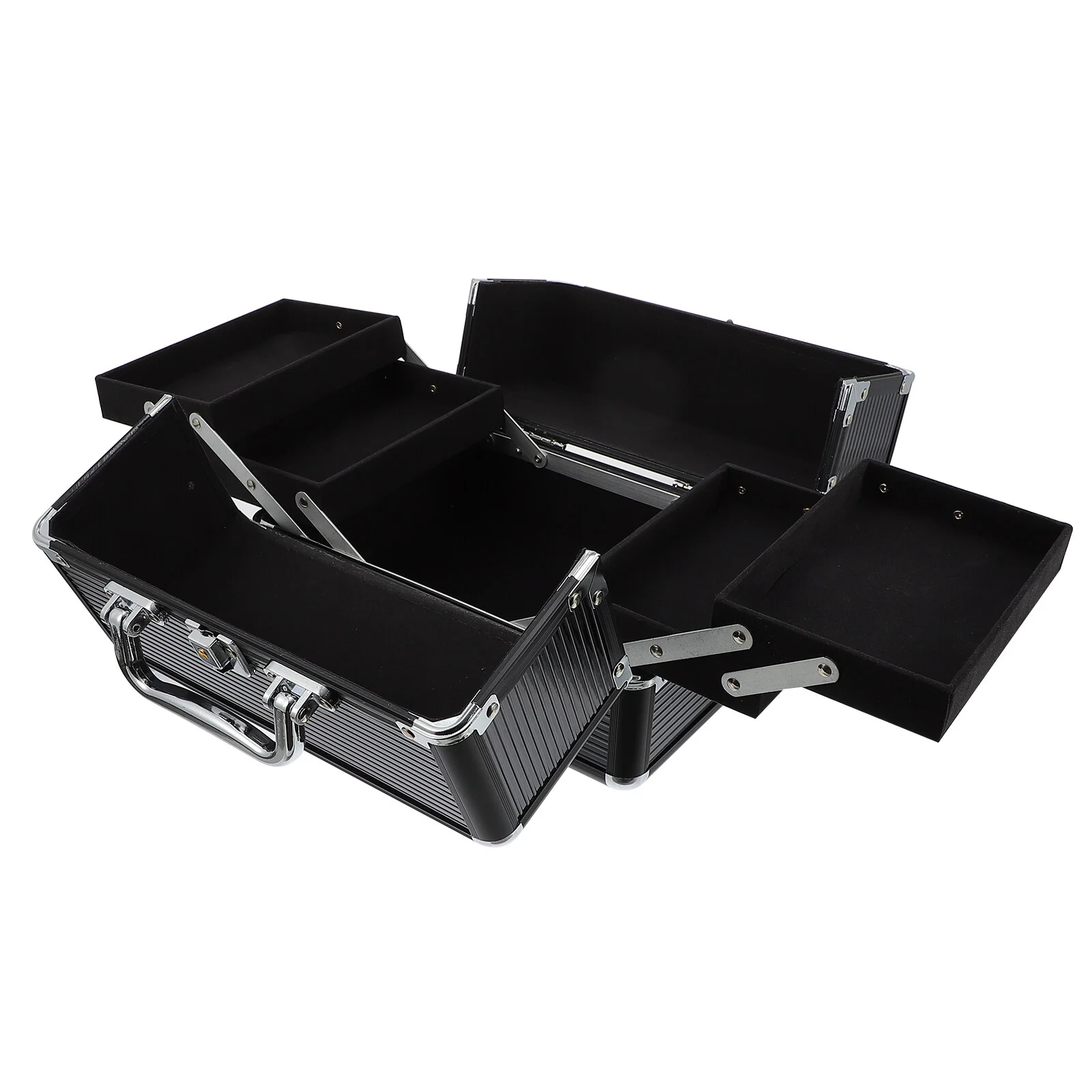 

1pc Practical Makeup Case Large Capacity Container Simple Toiletry Case