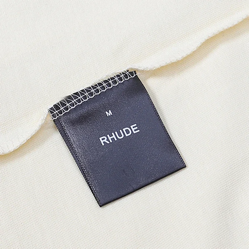 Мужская футболка Rhude High Street, высококачественные летние модные повседневные топы с короткими рукавами и принтом (art.: 3920da3dcd53d) - 3920da3dcd53d