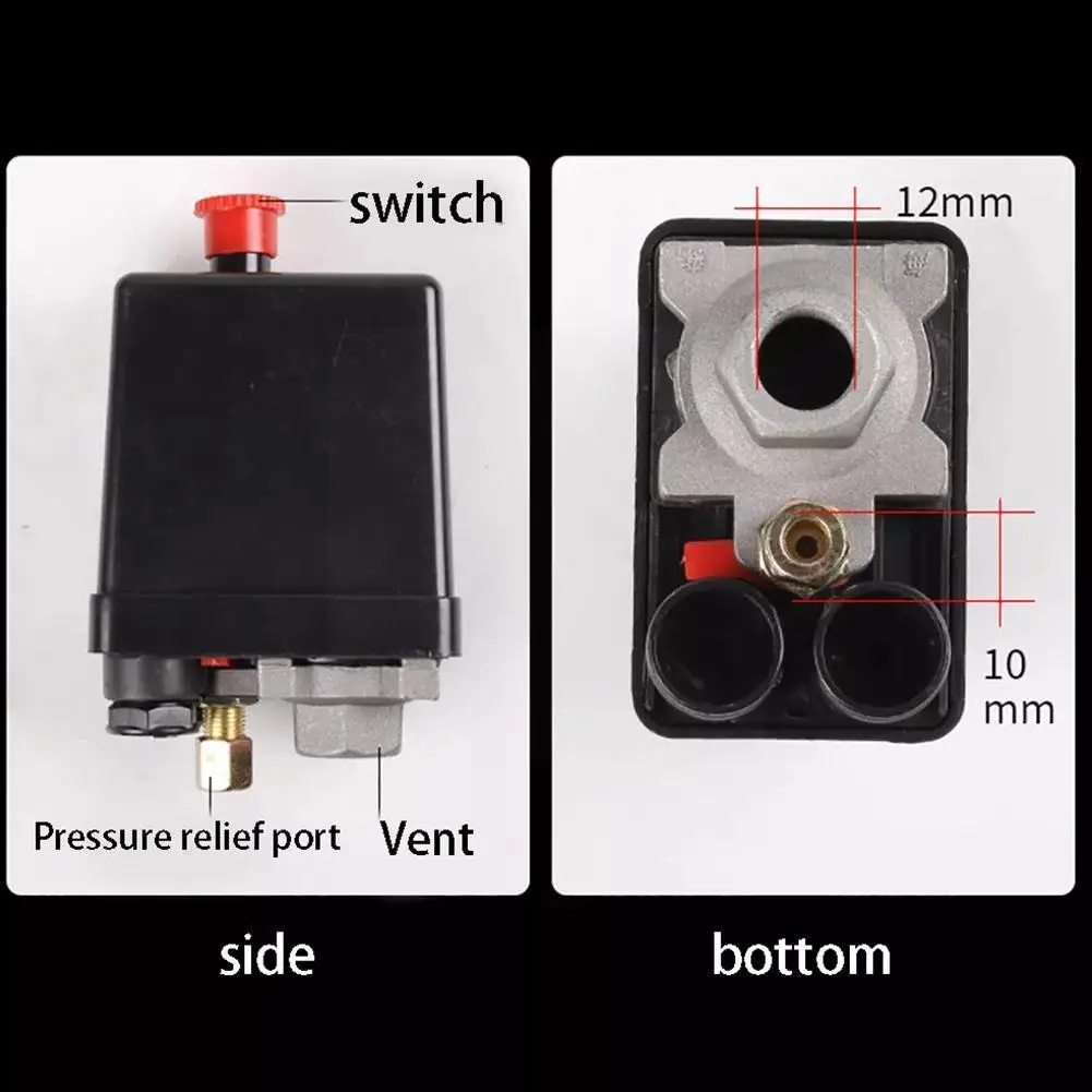 Переключатель контроля давления насоса воздушного компрессора 4-портовый