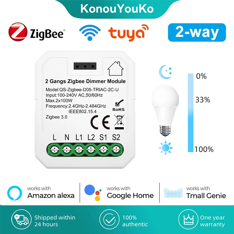 

Tuya ZigBee Smart Dimmer Switch Module ,Product out of stock, please do not purchase.