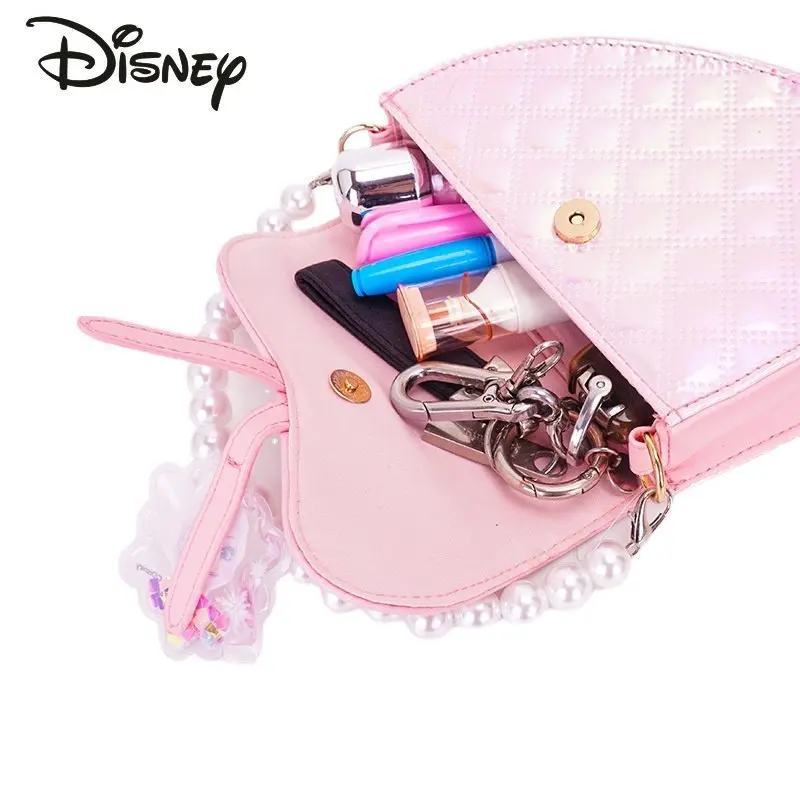 Disney Ice and Snow Qiyuan New Crossbody Bag Fashion High Quality Children's Shoulder Bag Cartoon Little Fresh Princess Handbag