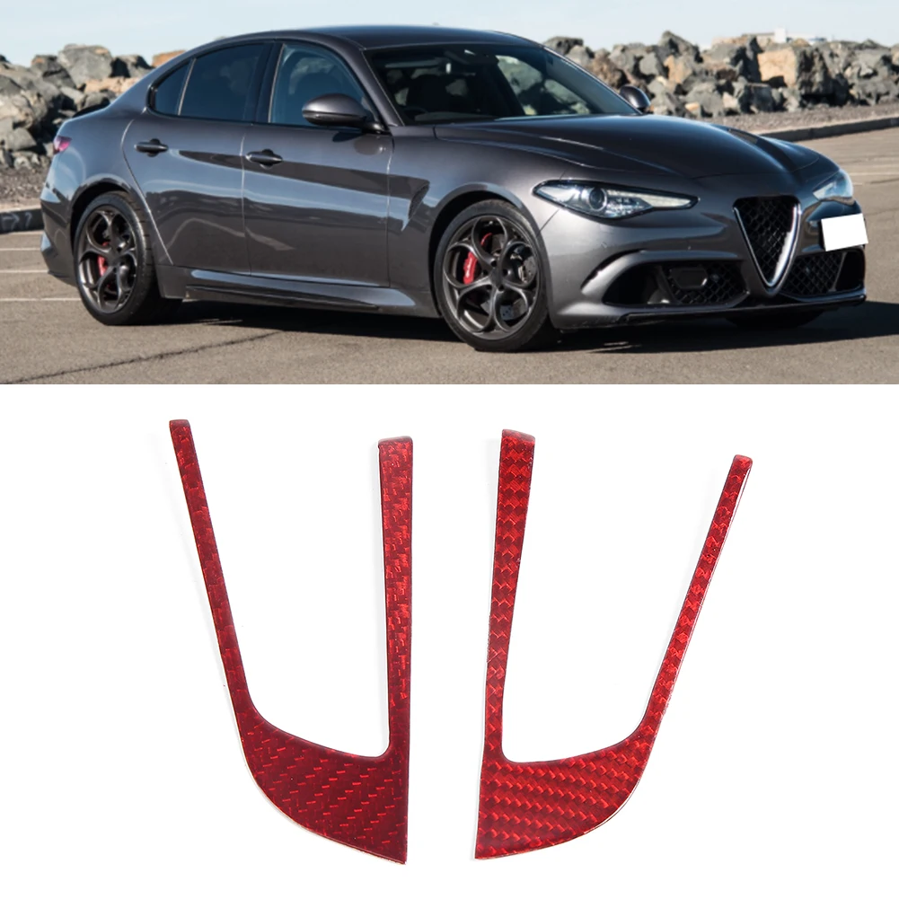 2 шт. Углеродное волокно накладка на пуговицу рулевого колеса внутренняя крышка